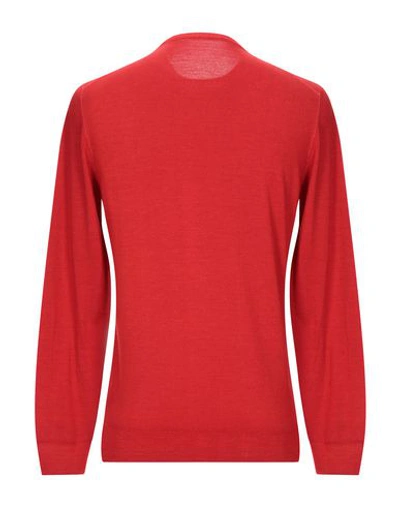 Shop Drumohr Man Sweater Red Size 46 Super 140s Wool