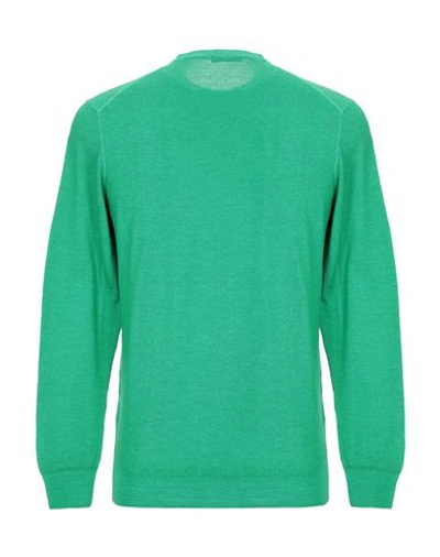 Shop Drumohr Man Sweater Green Size 42 Super 140s Wool