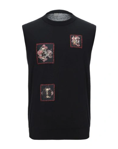 Shop Dior Sleeveless Sweater In Black