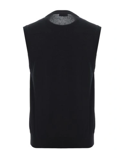 Shop Dior Sleeveless Sweater In Black