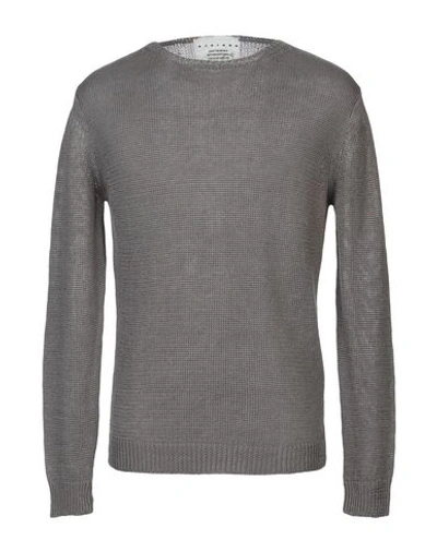 Shop Obvious Basic Sweaters In Dove Grey