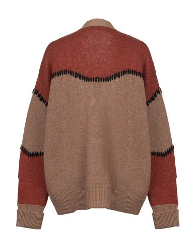 Shop Dsquared2 Cardigan In Camel