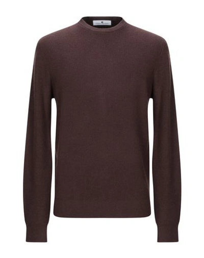 Shop Pierre Balmain Sweater In Dark Brown