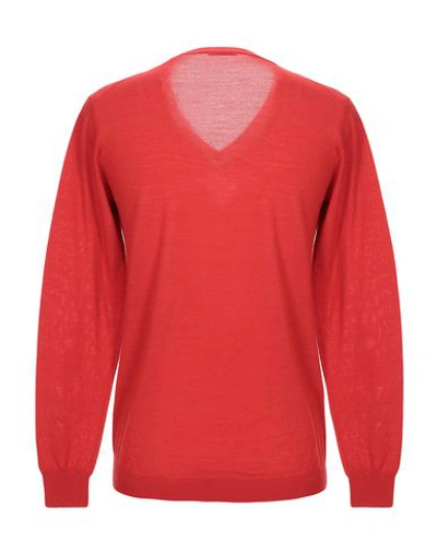 Paolo Pecora Sweaters In Red