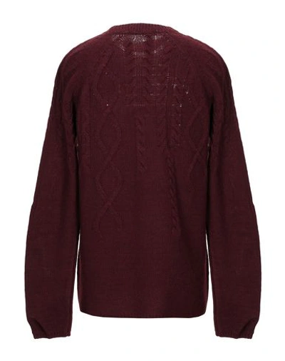 Shop Daniele Alessandrini Sweater In Maroon