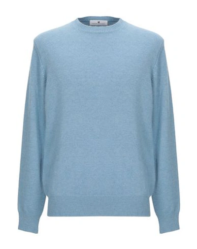 Shop Pierre Balmain Sweater In Sky Blue