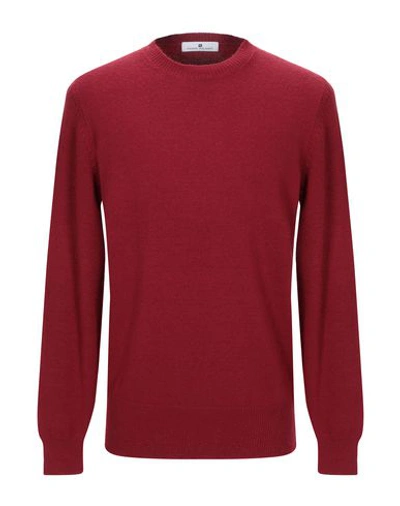 Shop Pierre Balmain Sweater In Brick Red