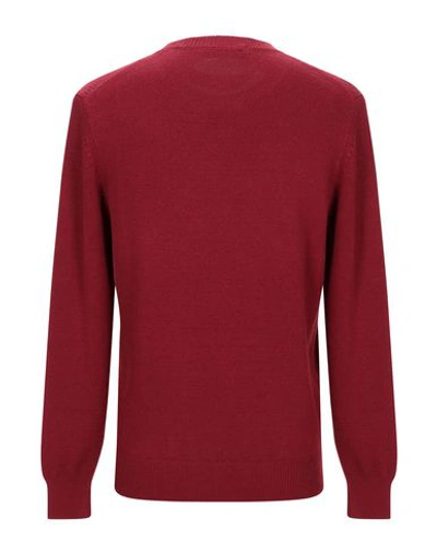 Shop Pierre Balmain Sweater In Brick Red