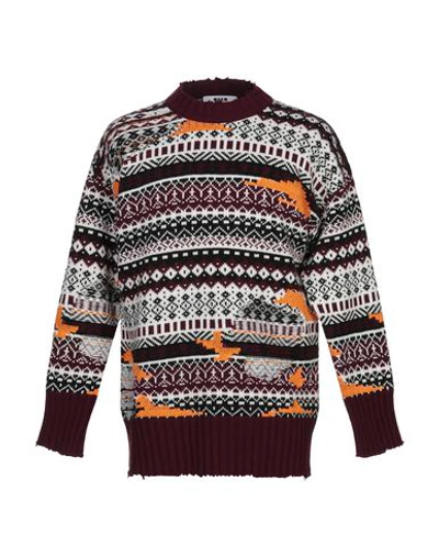 Shop Msgm Sweaters In Mauve