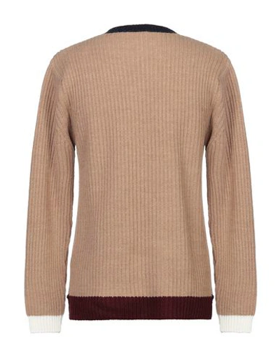 Grey Daniele Alessandrini Sweaters In Khaki