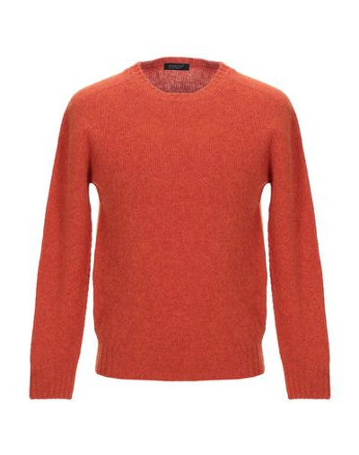 Shop Aragona Sweater In Rust