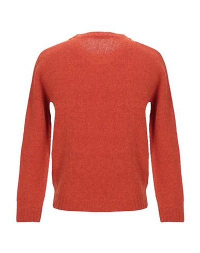 Shop Aragona Sweater In Rust