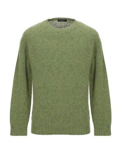 Shop Aragona Sweater In Military Green