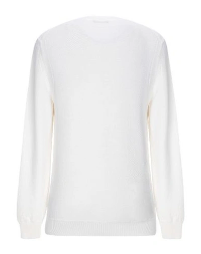 Shop Ermenegildo Zegna Zegna Man Sweater White Size 50 Wool, Cashmere