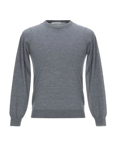 Shop Grey Daniele Alessandrini Man Sweater Lead Size 44 Wool