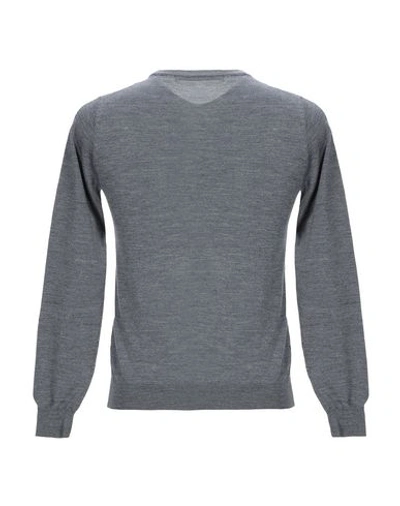 Shop Grey Daniele Alessandrini Man Sweater Lead Size 44 Wool