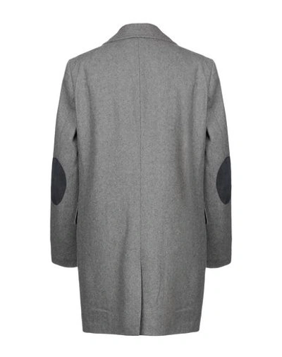 Shop Grey Daniele Alessandrini Coat In Grey