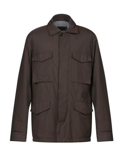 Shop Allegri Jackets In Dark Brown