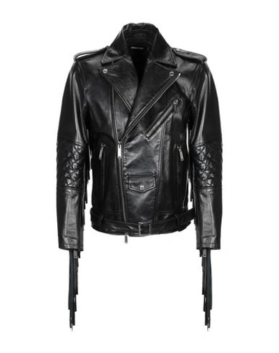 Shop Dsquared2 Biker Jacket In Black