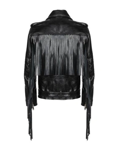 Shop Dsquared2 Biker Jacket In Black