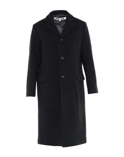 Shop Mcq By Alexander Mcqueen Coat In Black