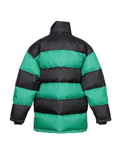 Shop Balenciaga Down Jackets In Green