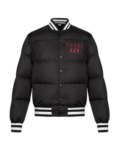 Shop Gucci Down Jacket In Black