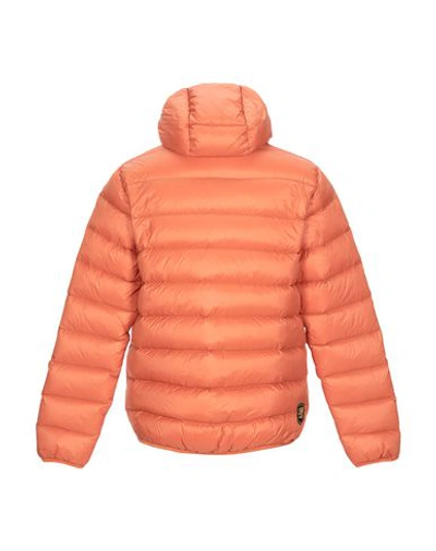Shop Mauro Grifoni Down Jackets In Orange