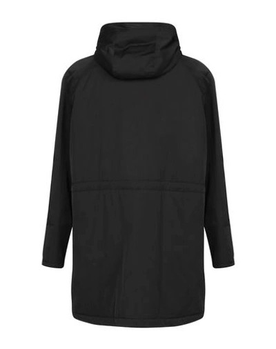 Shop Alessandro Dell'acqua Overcoats In Black