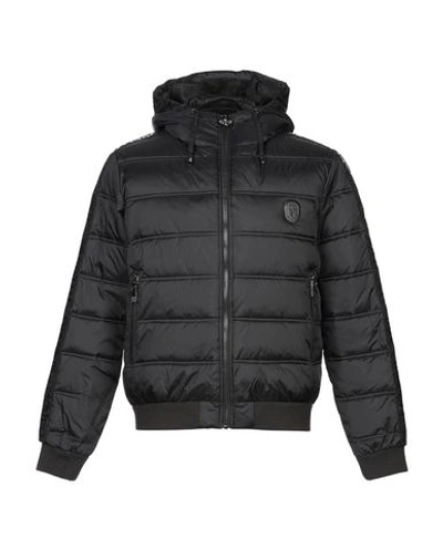 Shop Frankie Morello Man Down Jacket Black Size Xxl Polyamide