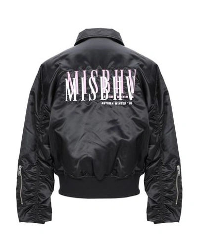 Shop Misbhv Bomber In Black