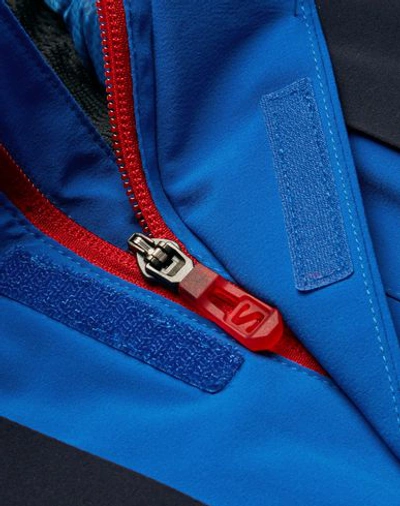 Shop Salomon Jacket In Bright Blue