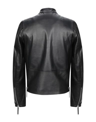 Shop Giuseppe Zanotti Biker Jacket In Black