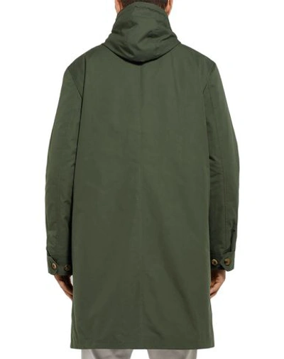 Shop De Bonne Facture Overcoats In Military Green