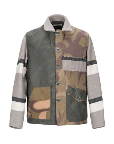 Shop Ermanno Gallamini Jacket In Military Green