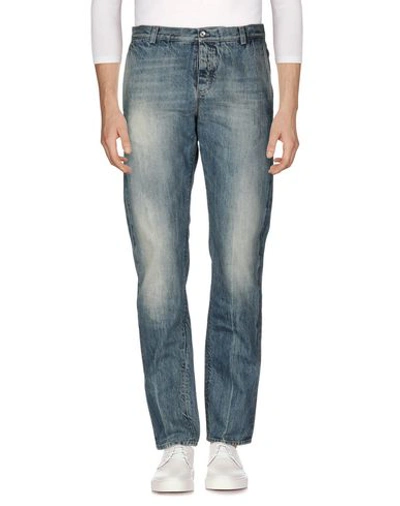 Shop Gucci Denim Pants In Blue