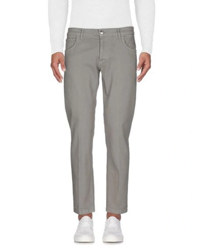 Shop Entre Amis Denim Pants In Grey
