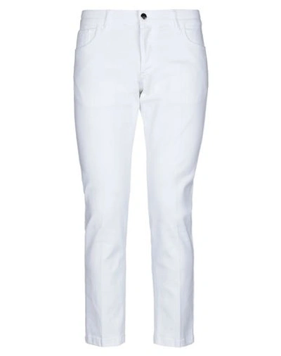 Shop Entre Amis Jeans In White