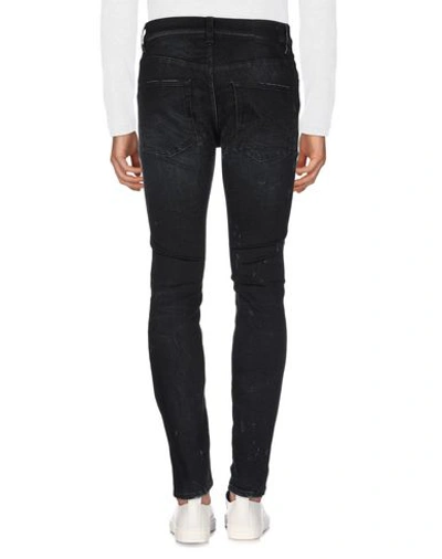 Shop R13 Man Jeans Black Size 25 Cotton, Elastomultiester, Elastane, Cowhide