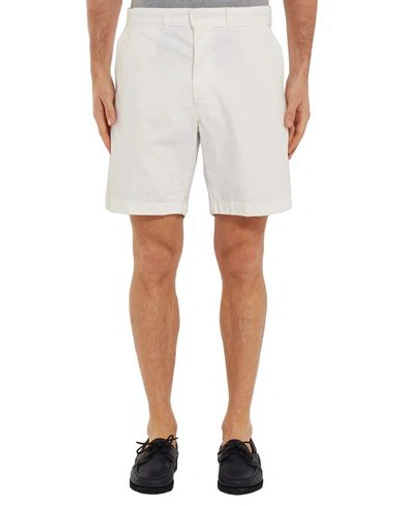 Shop Arpenteur Denim Shorts In White