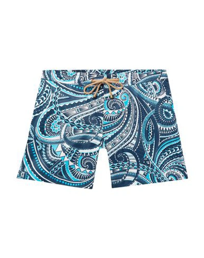 Shop Thorsun Swim Shorts In Dark Blue