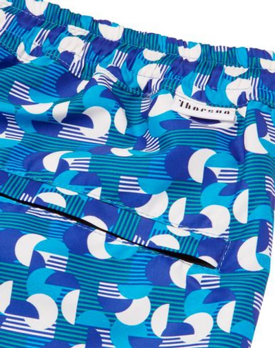 Shop Thorsun Swim Shorts In Blue