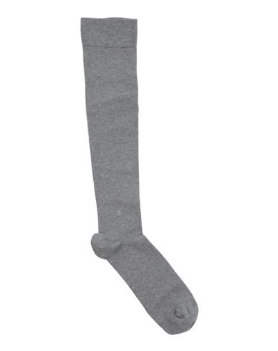 Shop Ermenegildo Zegna Short Socks In Grey