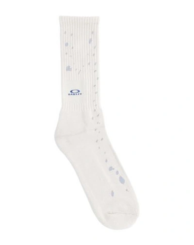 Shop Oakley Man Socks & Hosiery Beige Size L/xl Cotton, Polyester, Nylon, Rubber, Elastane