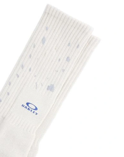 Shop Oakley Man Socks & Hosiery Beige Size L/xl Cotton, Polyester, Nylon, Rubber, Elastane