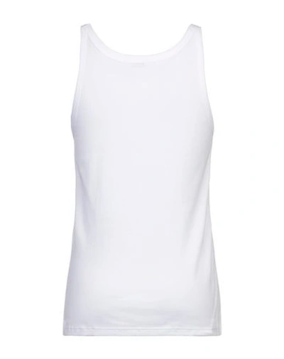 Shop Dolce & Gabbana Sleeveless Undershirts In White