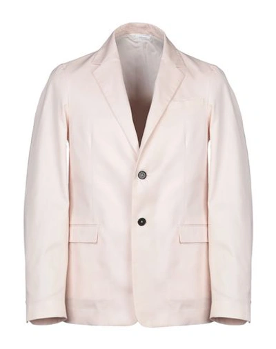 Shop Jil Sander Man Blazer Light Pink Size 42 Cotton