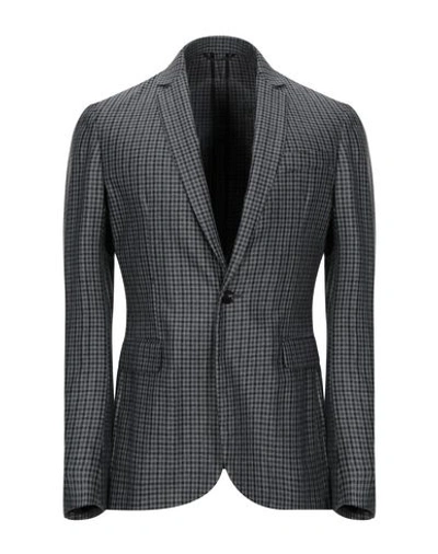 Shop Dondup Blazer In Grey