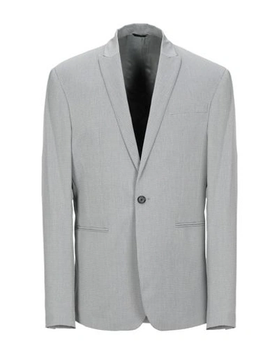 Shop Patrizia Pepe Suit Jackets In Light Grey