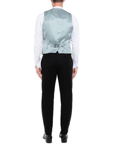 Shop Canali Suit Vest In Light Grey